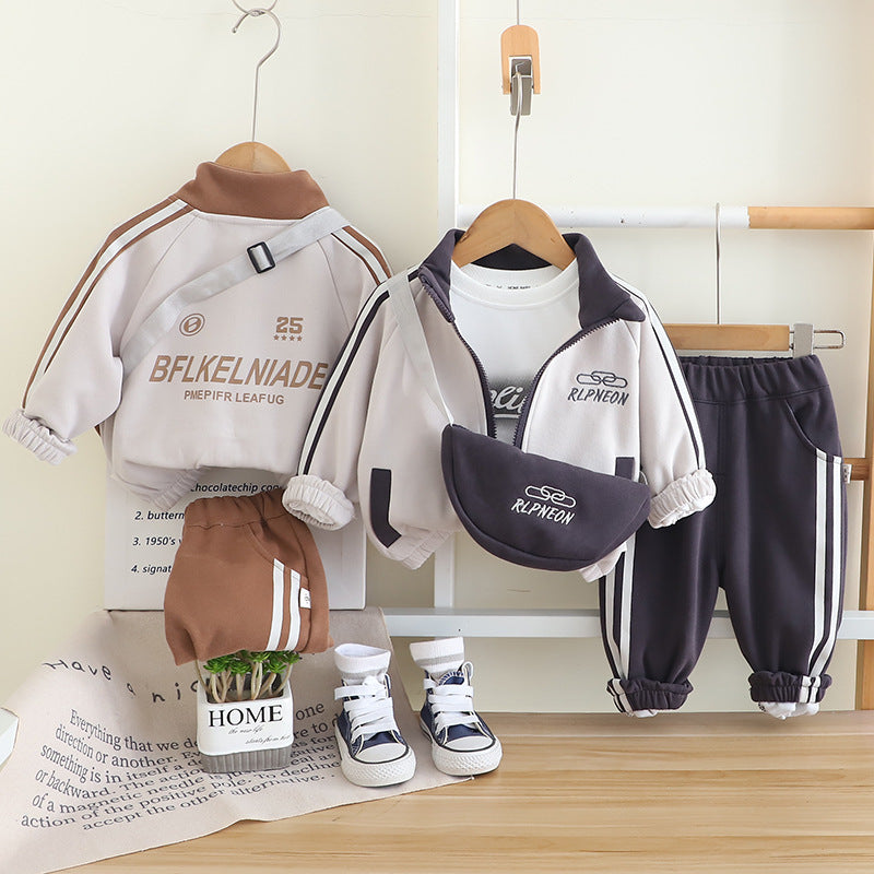 Eboo Kids 2-Piece Track Jacket & Joggers Set – Sporty Streetwear Outfit