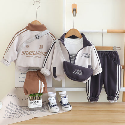 Eboo Kids 2-Piece Track Jacket & Joggers Set – Sporty Streetwear Outfit