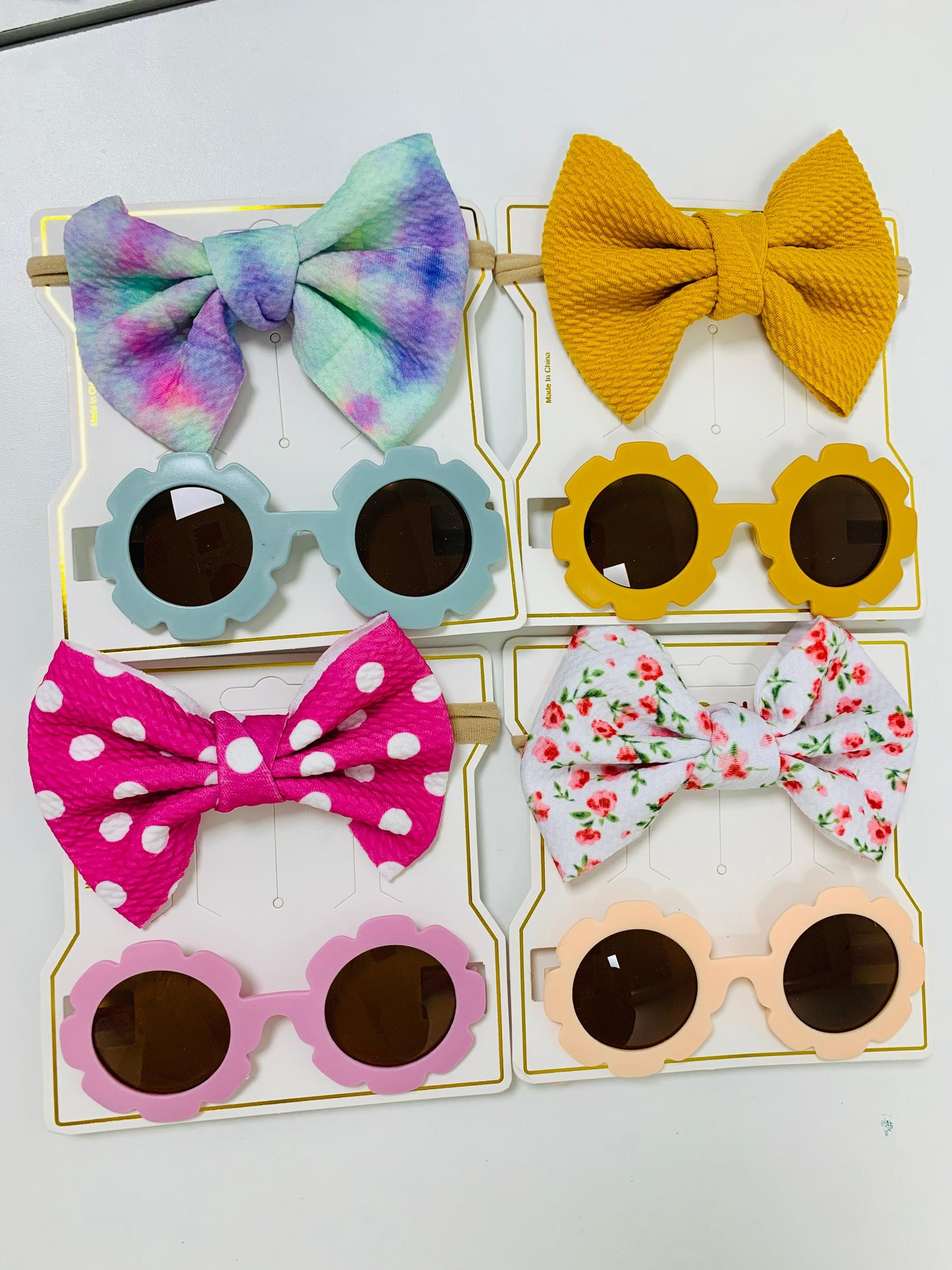 Eboo Kids Sunglass Love Flower Bow Toddler Hair Accessories Baby Girls
