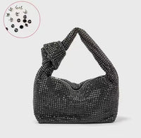 Eboo New Fashion Knotted Diamond Evening Bag Luxury Designer Bags Handbag for Women