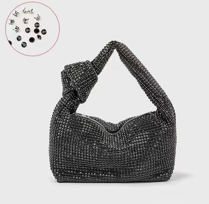 Eboo New Fashion Knotted Diamond Evening Bag Luxury Designer Bags Handbag for Women