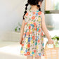 Eboo Floral Print Sleeveless Baby Girls Dress