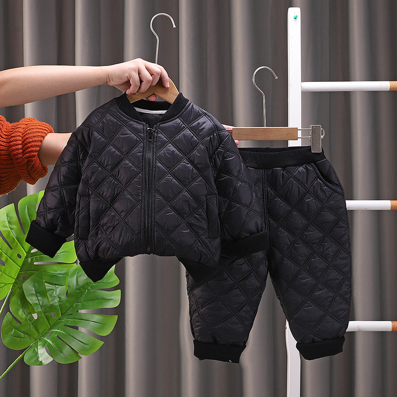 Eboo Kids Quilted Puffer Jacket N Pants 2pcs Set