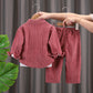 Eboo Stylish Corduroy Two-Piece Set for Toddlers — Jacket & Elastic Waist Pants