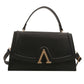 Eboo Elegant Leather-Look Handbag with Matching Shoulder Strap