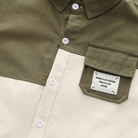 Eboo Boys blocked Shirt With Jogger Set