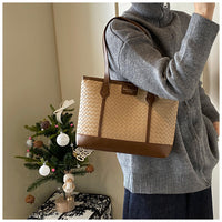 Elegant PU Leather Work Tote – Stylish Single Shoulder Bag for Women