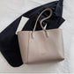 Eboo Sewing Line Simplicity PU Ladies Tote Bags Zipper Shoulder Bags For Women