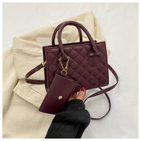Eboo Shoulder Fashion Mother Small square Bag Simple Personality Carrying Crossbody Bag