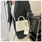 Eboo Shoulder Fashion Mother Small square Bag Simple Personality Carrying Crossbody Bag