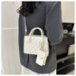 Eboo Shoulder Fashion Mother Small square Bag Simple Personality Carrying Crossbody Bag