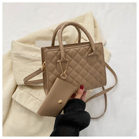 Eboo Shoulder Fashion Mother Small square Bag Simple Personality Carrying Crossbody Bag