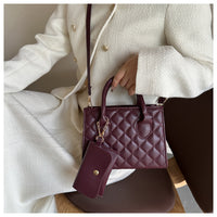 Eboo Shoulder Fashion Mother Small square Bag Simple Personality Carrying Crossbody Bag