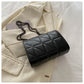 Eboo Classic Quilted Square Flap Shoulder Bag – Solid Color Chain Handbag for Women (Free Delivery)