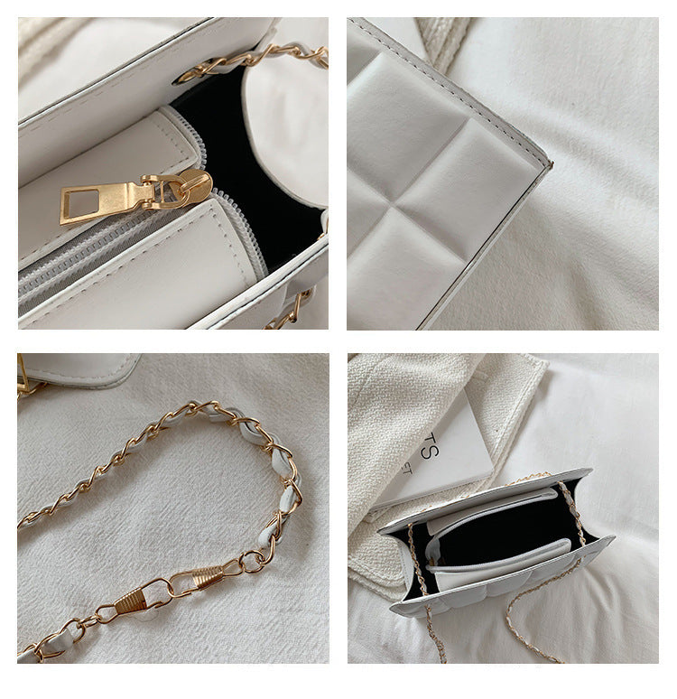Bag X Oslo – Leather Crossbody Bag for Girls with Stylish Golden Chain (Free Delivery)