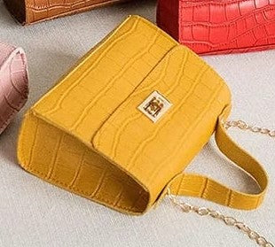 Eboo Crocodile Pattern Handbag Small Bag Women Ladies Hand Bags Versatile Small Square Bag