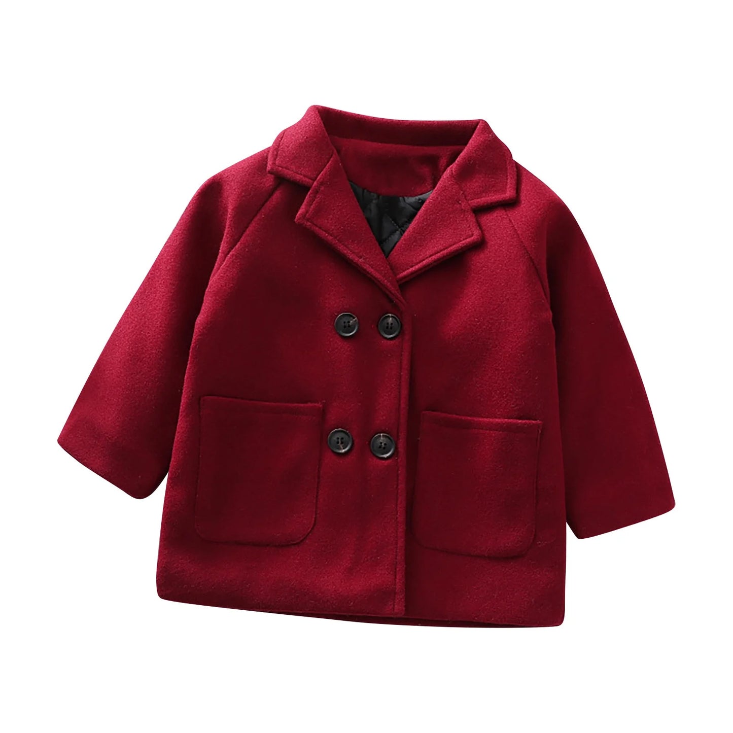 Eboo Kids Royal Winter/Fall Dress Coat (Red)