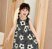 Eboo Sleeveless Cotton Flower Dress Summer Princess Dress