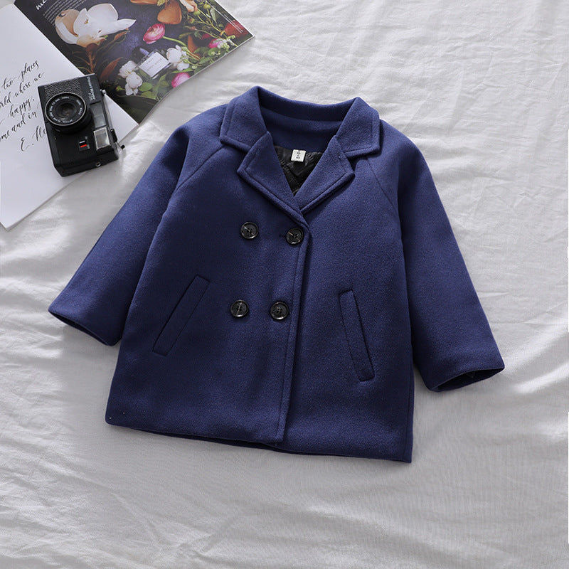 Eboo Kids Royal Winter/Fall Dress Coat (Blue)