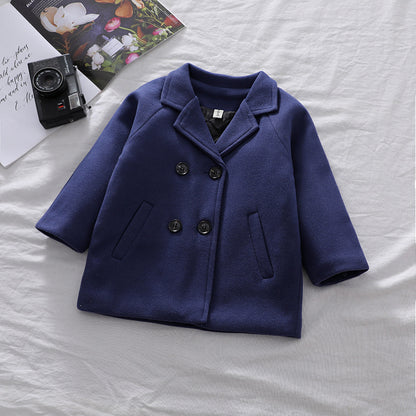 Eboo Kids Royal Winter/Fall Dress Coat (Blue)