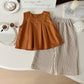 Eboo Bear Leader Vest+Striped Wide Leg Pants Summer Two-piece Set