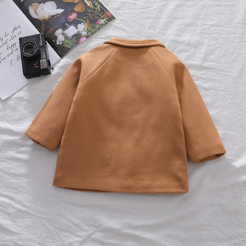 Eboo Kids Royal Winter/Fall Dress Coat (Brown)