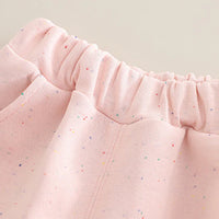 Eboo Girls Embroidered Sweatshirt With T-Shirt, Pants & Bag Sets