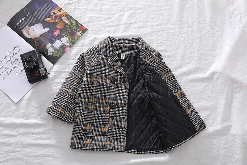 Eboo Kids Royal Winter/Fall Dress Coat (Check)