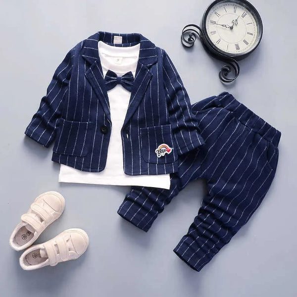 Eboo Blue Baby Boy 3 Piece Suit With Glasses