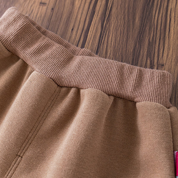 Eboo Boys Bear Printed Sweatshirt With Sling Bag & Jogger Co-ord Set