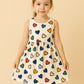 Eboo Princess Multi-Heart Printed Frock for Baby Girls