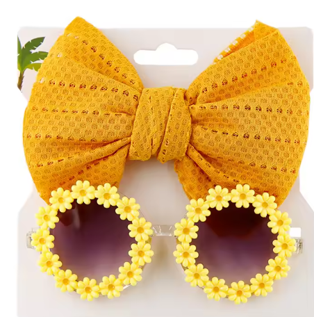 Eboo Summer Ballet Tutu Skirt with Hat Summer Clothes Baby Girls Princess Outfits (Yellow)