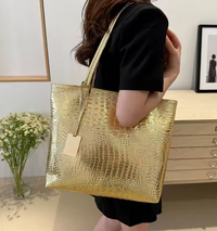 Eboo Fashion Women Shoulder Bags PU Leather Big Tote Bag