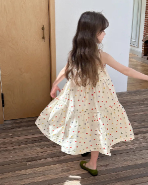 Eboo Polka Dot Sundress Fashionable Comfortable Dress