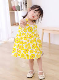 Eboo Adorable Pink Floral Sundress