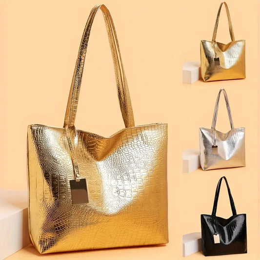 Eboo Fashion Women Shoulder Bags PU Leather Big Tote Bag