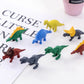 4 Pcs/Lot Creative Cute Assembled Dinosaur Eraser Set Students Eraser Stationery Gift Wholesale