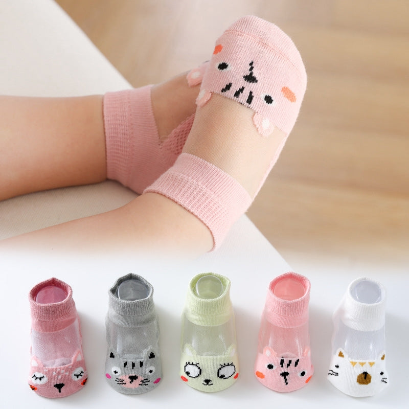 Baby Socks  0-5Y Infant Toddler Socks Cotton Mesh