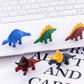 4 Pcs/Lot Creative Cute Assembled Dinosaur Eraser Set Students Eraser Stationery Gift Wholesale