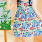 Eboo Print Fit & Flare DrFloral Elegance Fit & Flare Dress – Sleeveless Summer Printess