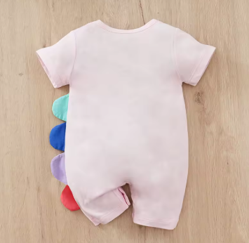 Cute Cartoon Unicorn 3D Printed Cotton Romper Newborn Clothe Comfortable Soft Short Sleeve Baby Boys Girls