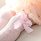 Eboo Baby Girl’s Lace Knee High Socks with Bow