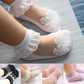 Eboo Cute Lace Flower Mesh Summer Baby Socks Cotton Baby Girl Socks