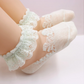 Eboo Cute Lace Flower Mesh Summer Baby Socks Cotton Baby Girl Socks