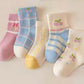 Eboo New Kids' Crew Socks, 5-Pair Set, High-Quality Cotton
