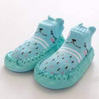 Eboo Baby Anti-Slip Cartoon Prewalker Shoes Socks