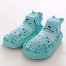 Eboo Baby Anti-Slip Cartoon Prewalker Shoes Socks