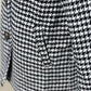 Eboo Kids' Black and White Houndstooth Print Coat / Jacket