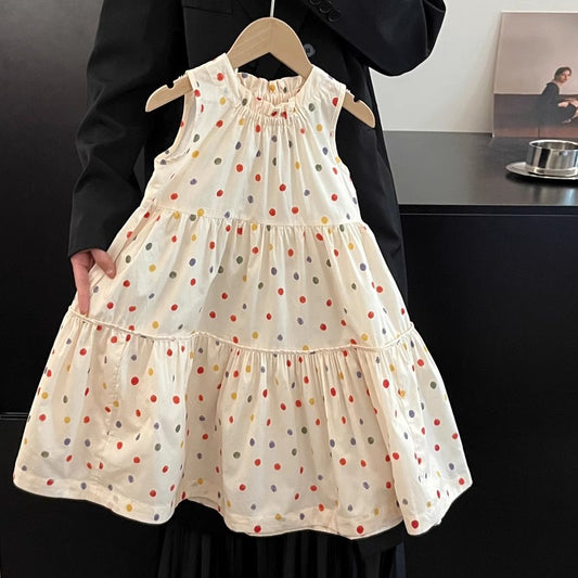 Eboo Polka Dot Sundress Fashionable Comfortable Dress