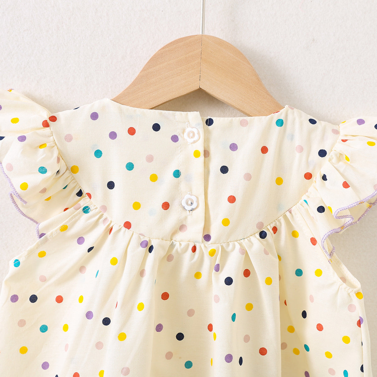 Eboo children's Clothing girls' round-neck flower positioning embroidered dress